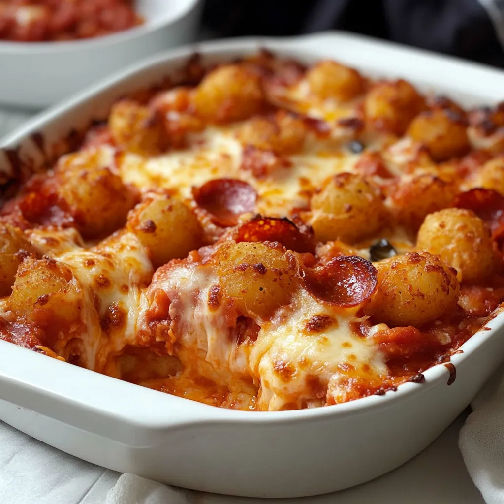 Cazuela de Patatas y Pizza