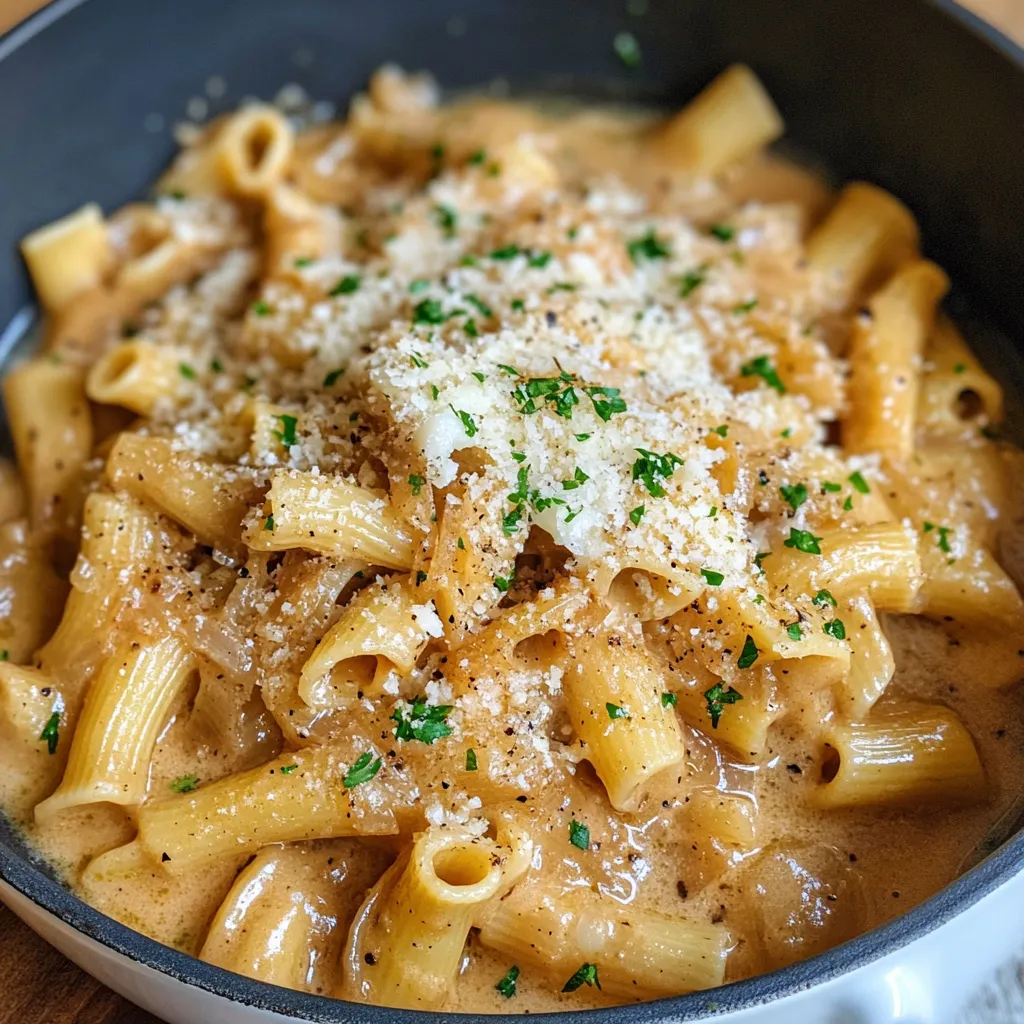 Pasta Sopa de Cebolla Olla Unica