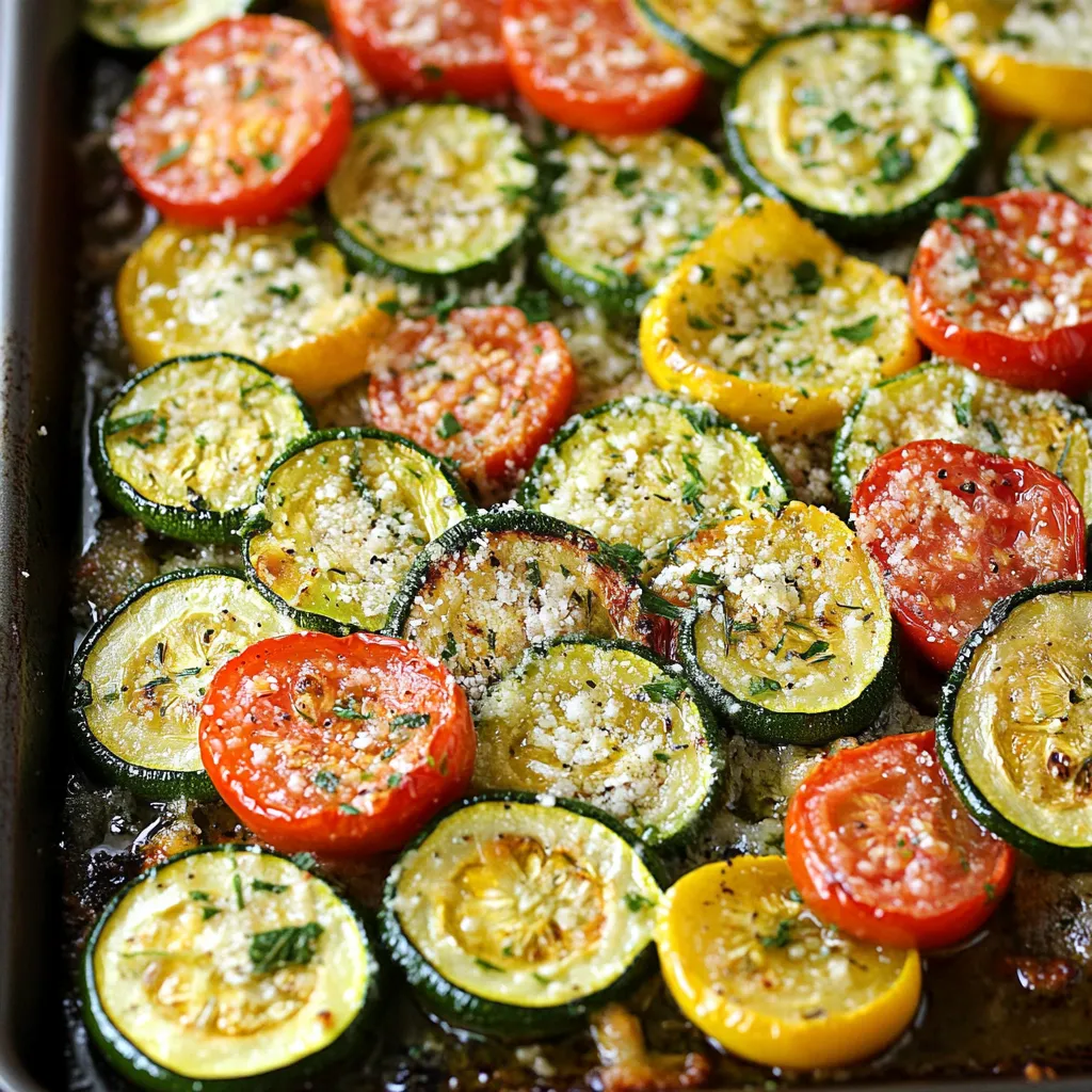 Deliciosas Verduras con Ajo y Parmesano al Horno