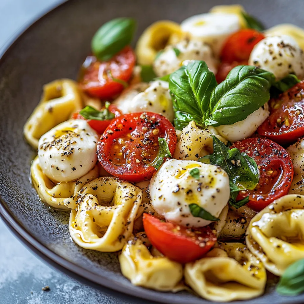 Ensalada Caprese con Tortellini