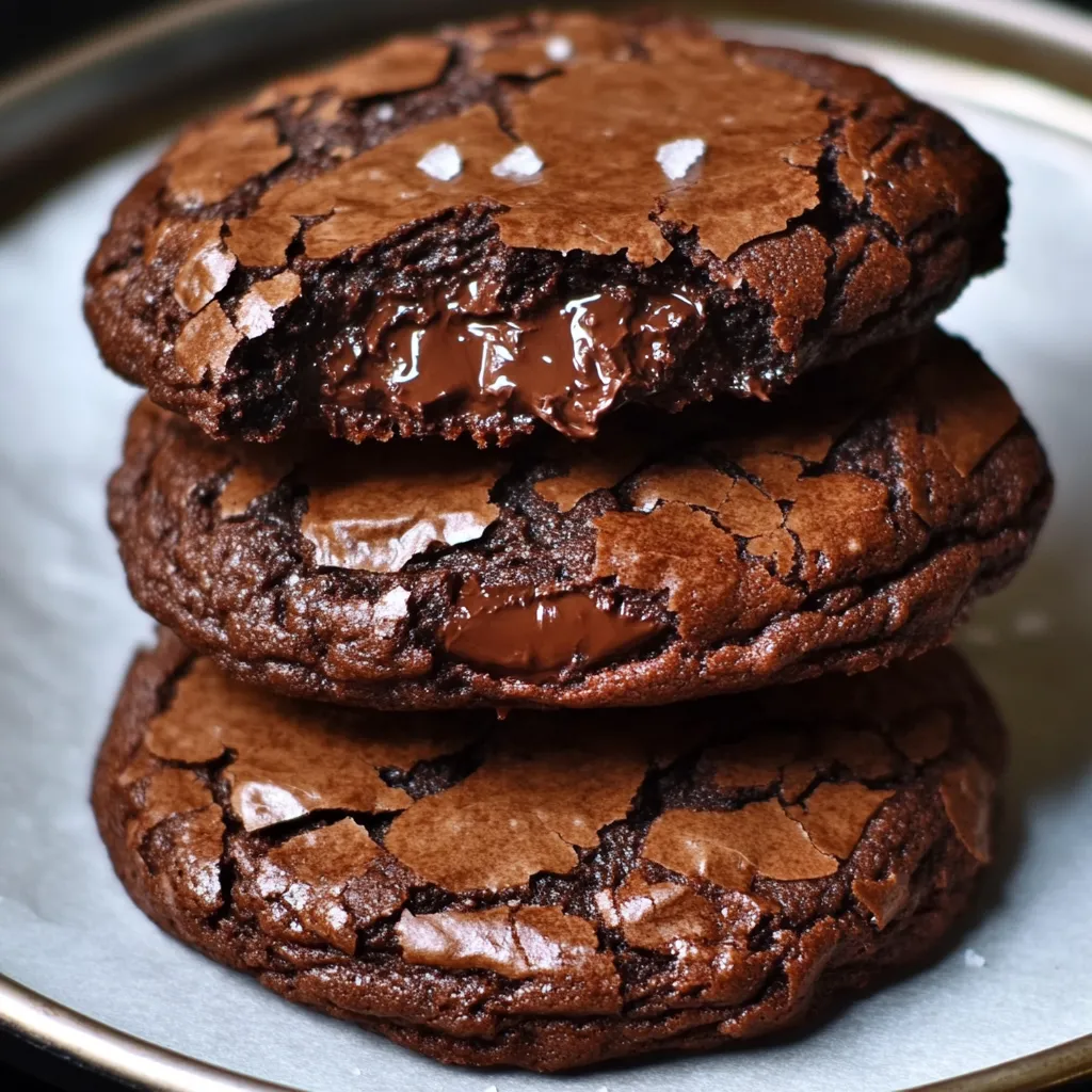 Galletas brownie con chocolate