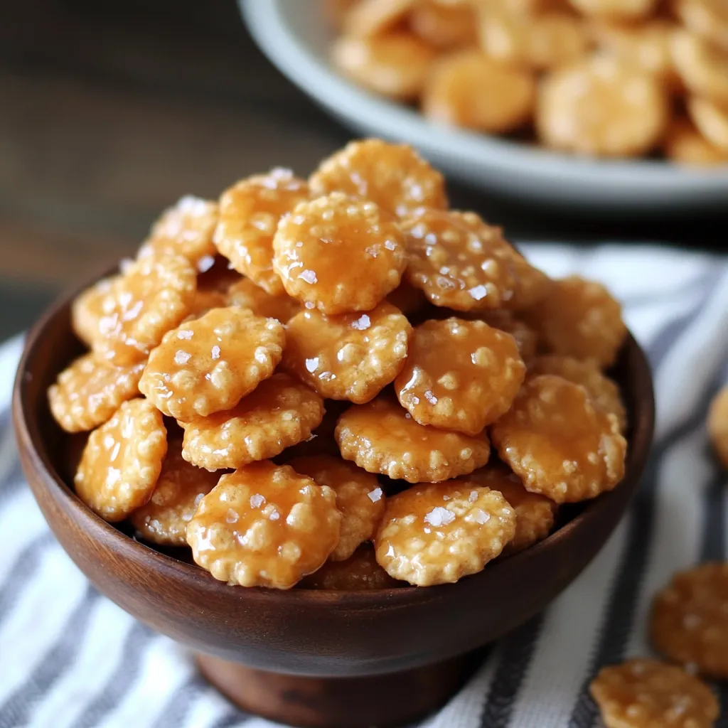 Bocaditos de Galleta con Caramelo Salado