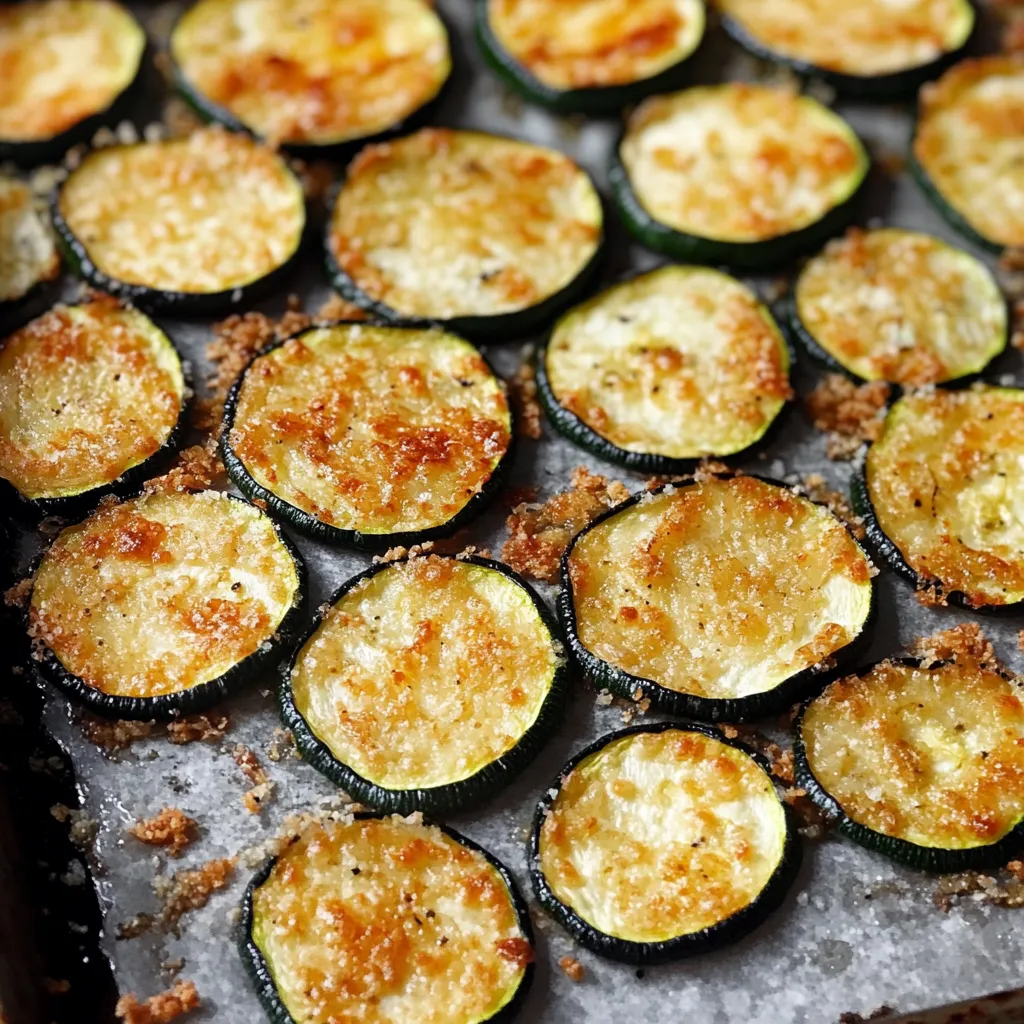 Chips de calabacin al horno