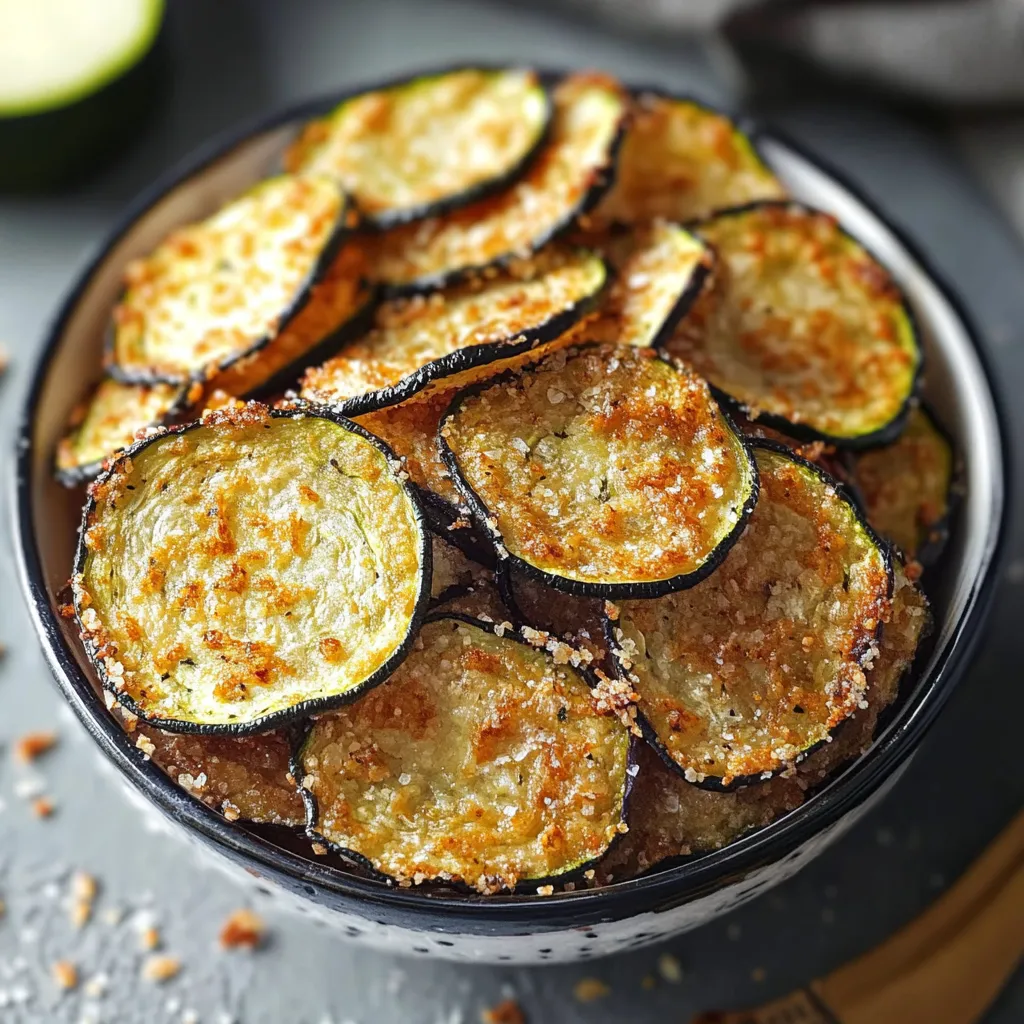 Chips de Calabacín con Queso Manchego