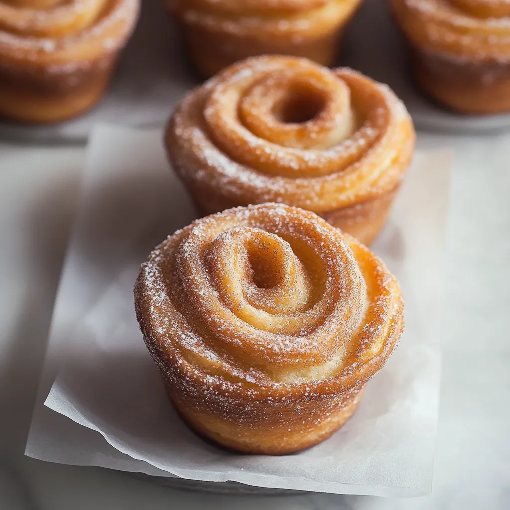 Cruffins de Churro