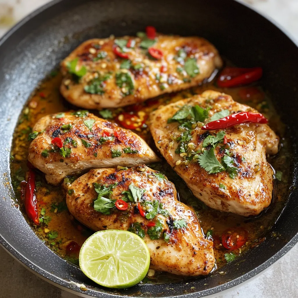 Pollo al Chile y Limón