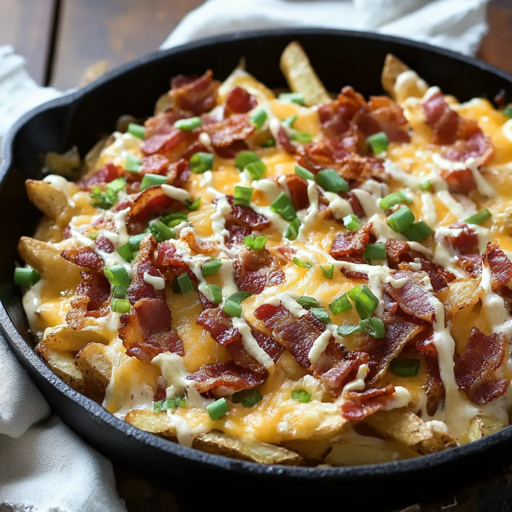 Papas Gratinadas con Bacon y Queso