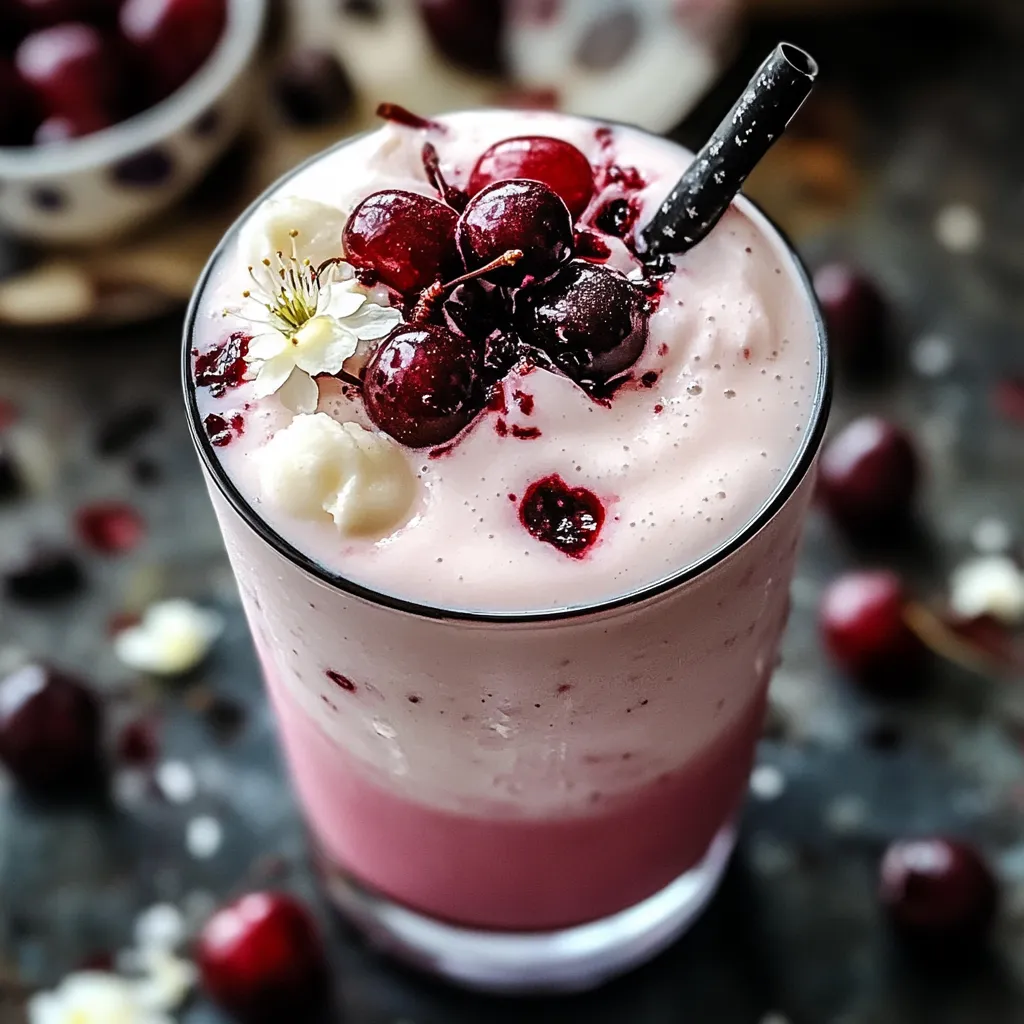 Té de Leche Earl Grey con Cerezas fácil