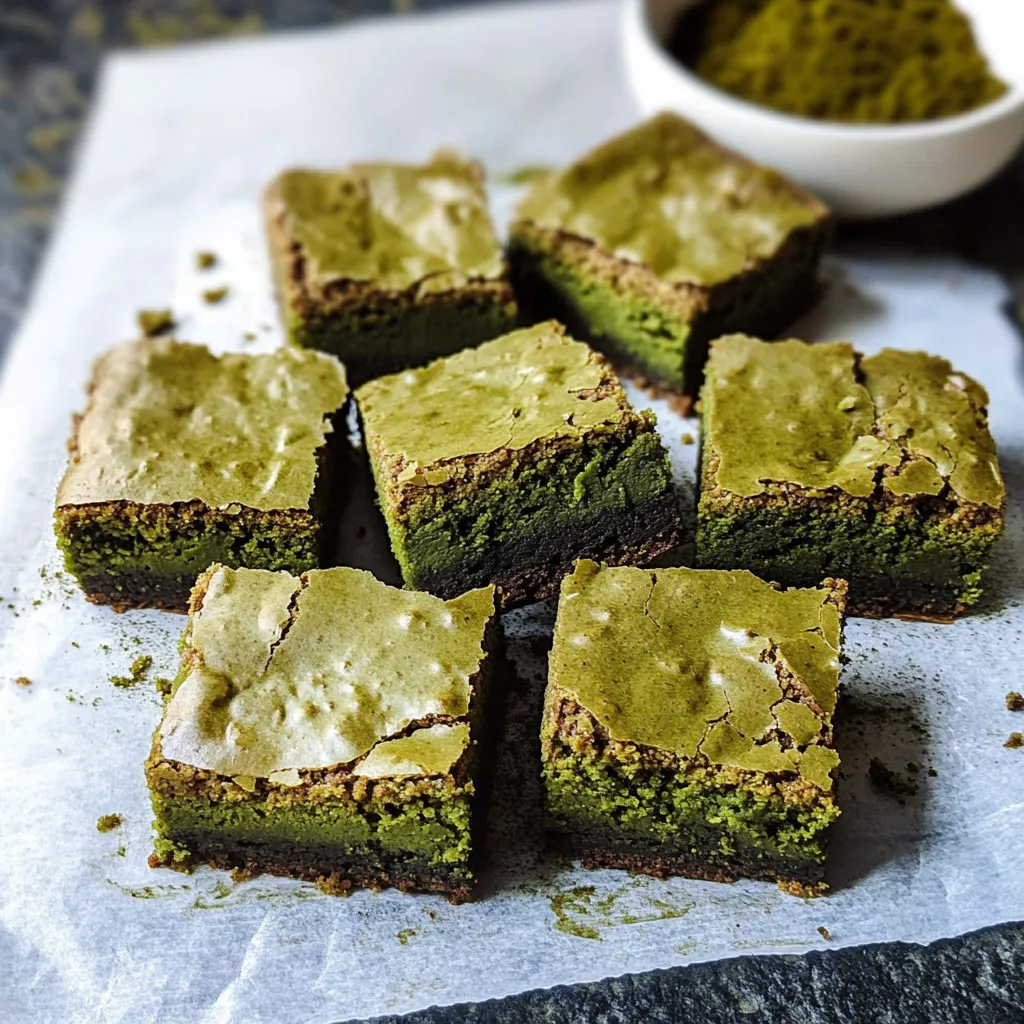 Brownies Matcha