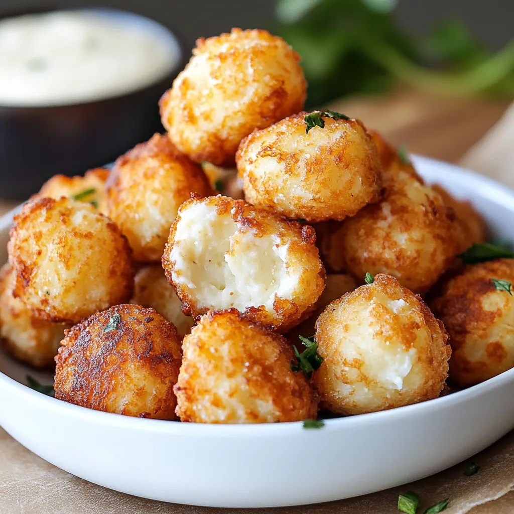 Trozos con queso y coliflor fáciles