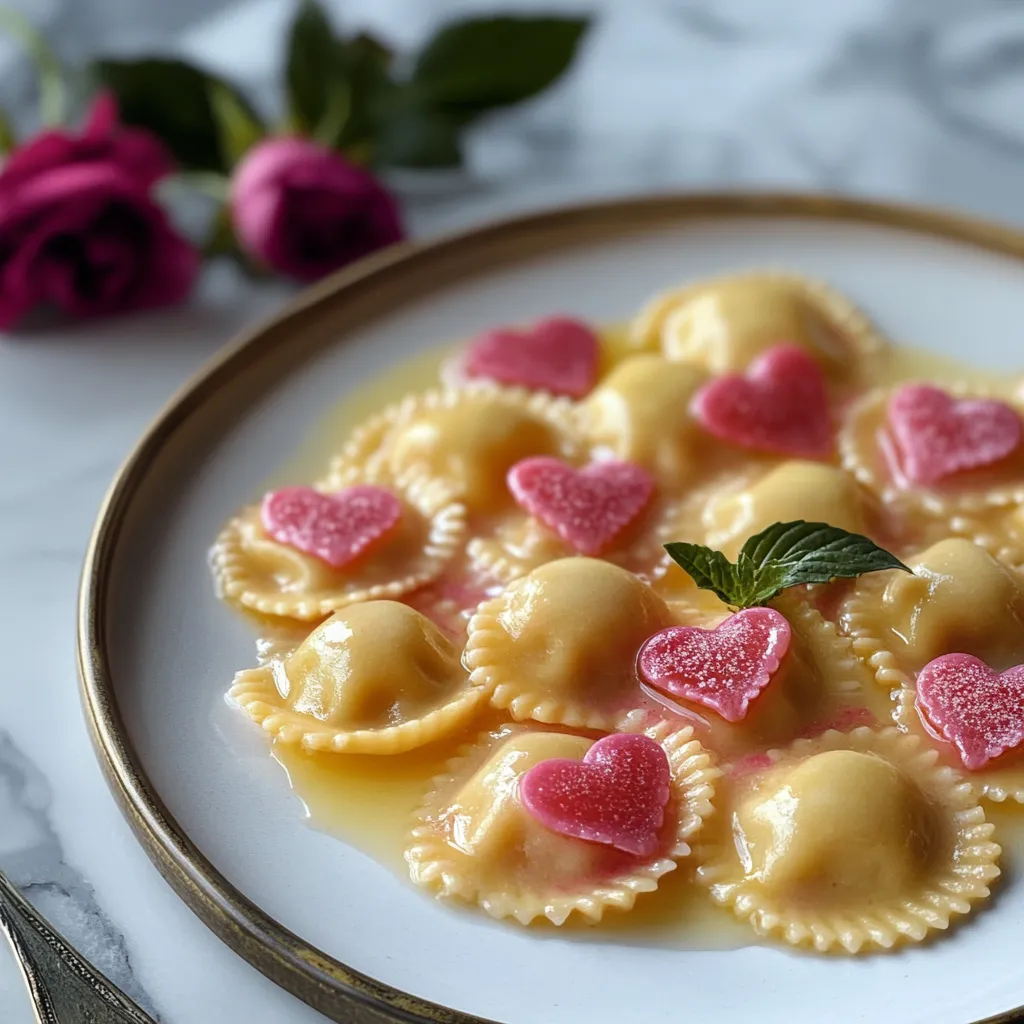 ravioles rosa san valentin