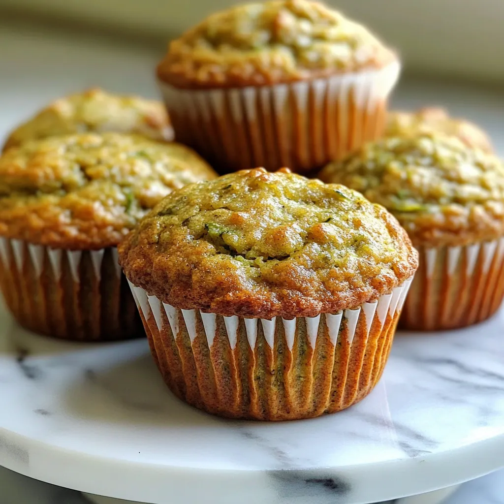 Receta de muffins de platano con calabacin