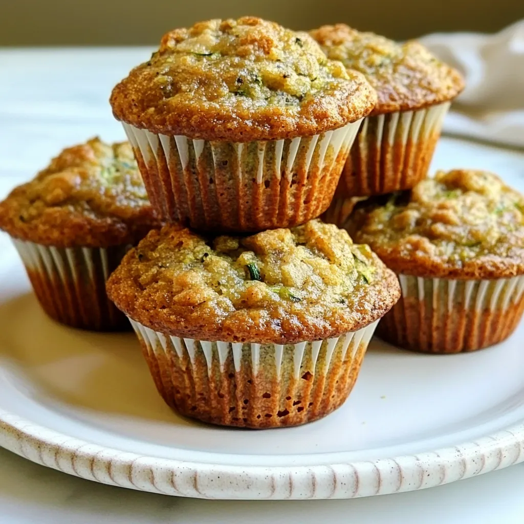 Deliciosos Muffins de Plátano y Calabacín