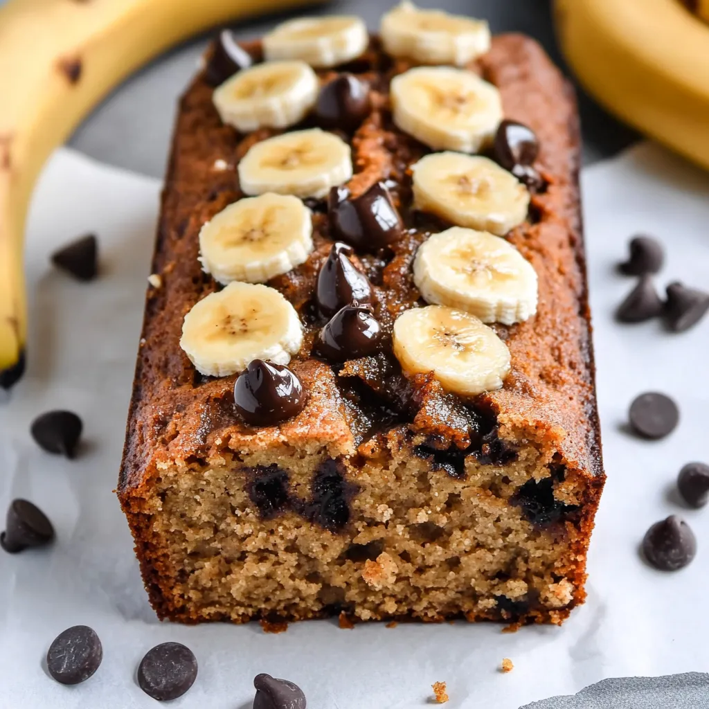 Pan de Plátano con Yogur Griego fácil