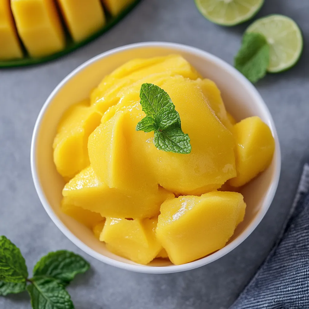 Helado de Mango