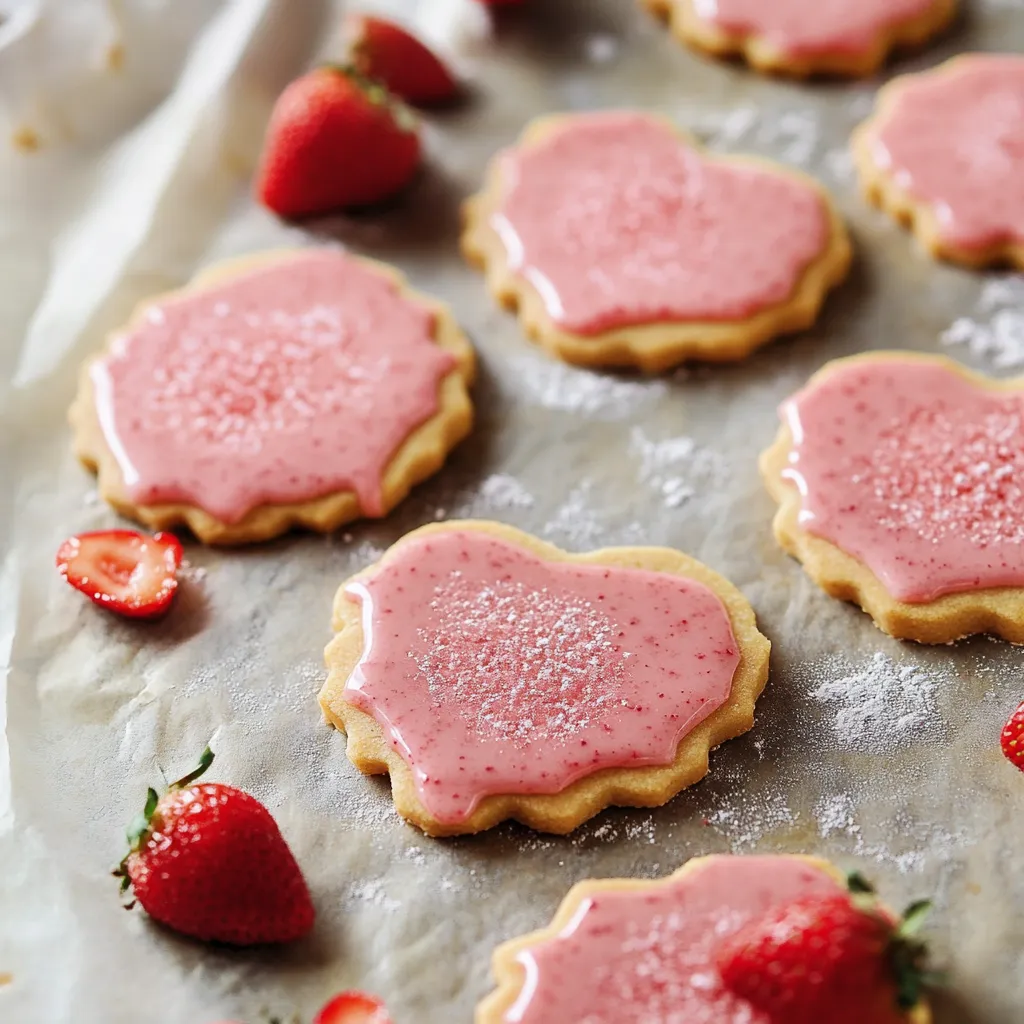 Ricas Galletas de Fresa