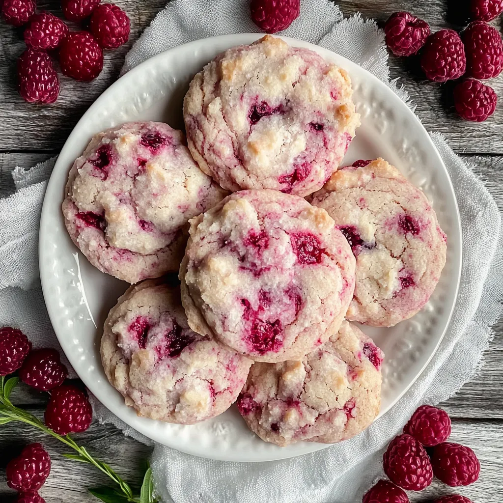 Galletas de Frambuesa Fáciles