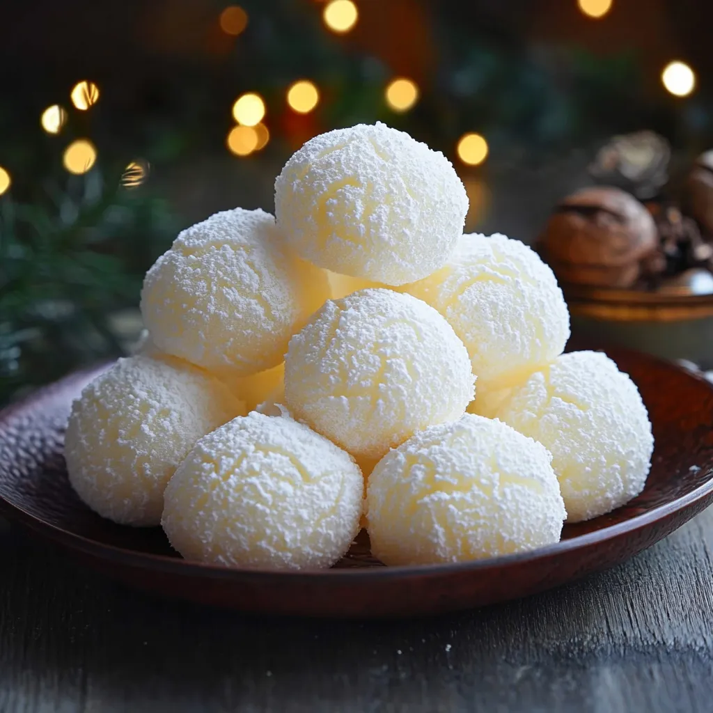 Receta Fácil de Bolitas Nevadas con Leche Condensada