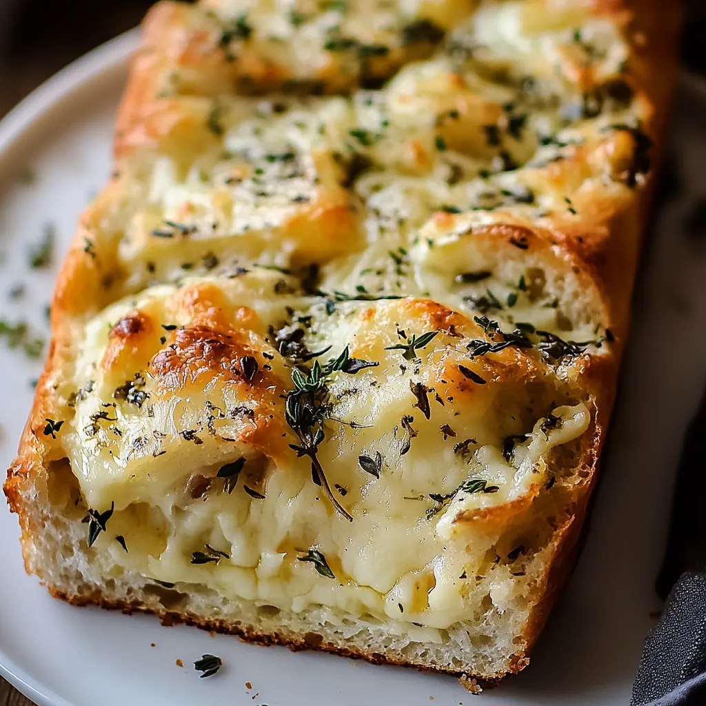 Delicioso Pan Trenzado Casero de Tres Quesos