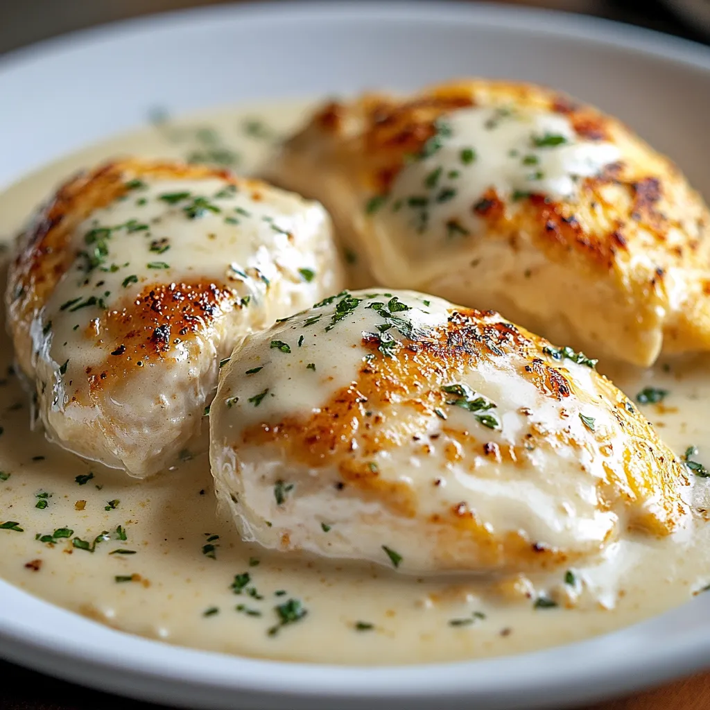 Delicioso Pollo Cremoso con Queso Manchego