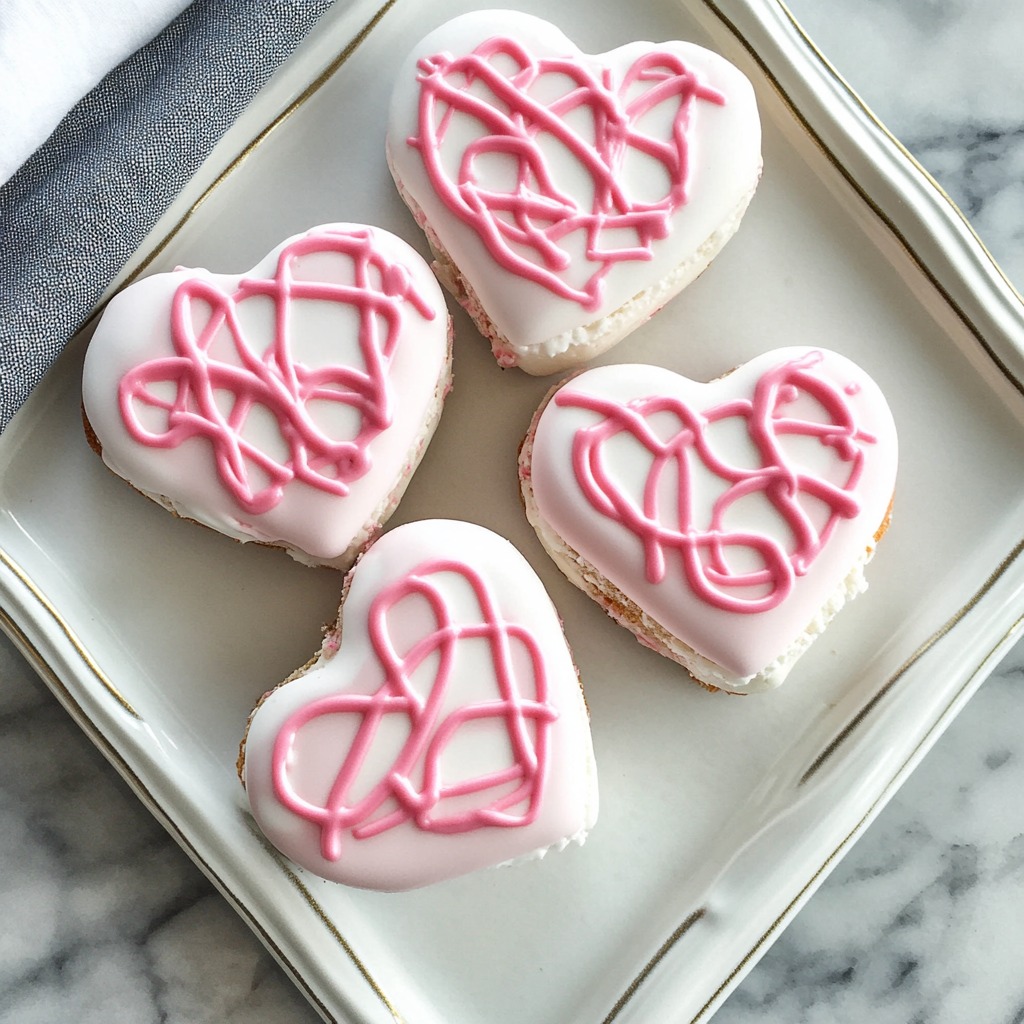 Pastelitos Caseros en Forma de Corazón