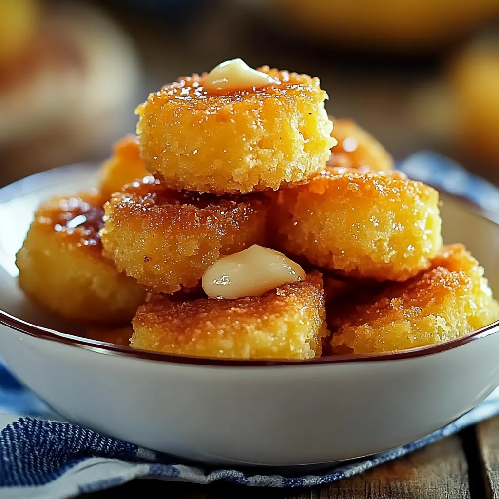 Bolitas de Maiz con Mantequilla y Miel al Estilo Sureño