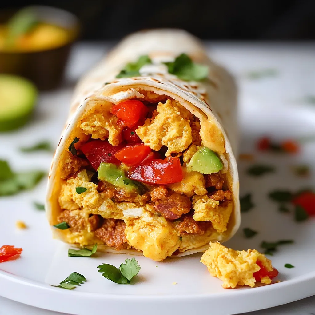 Delicioso Burrito de Desayuno