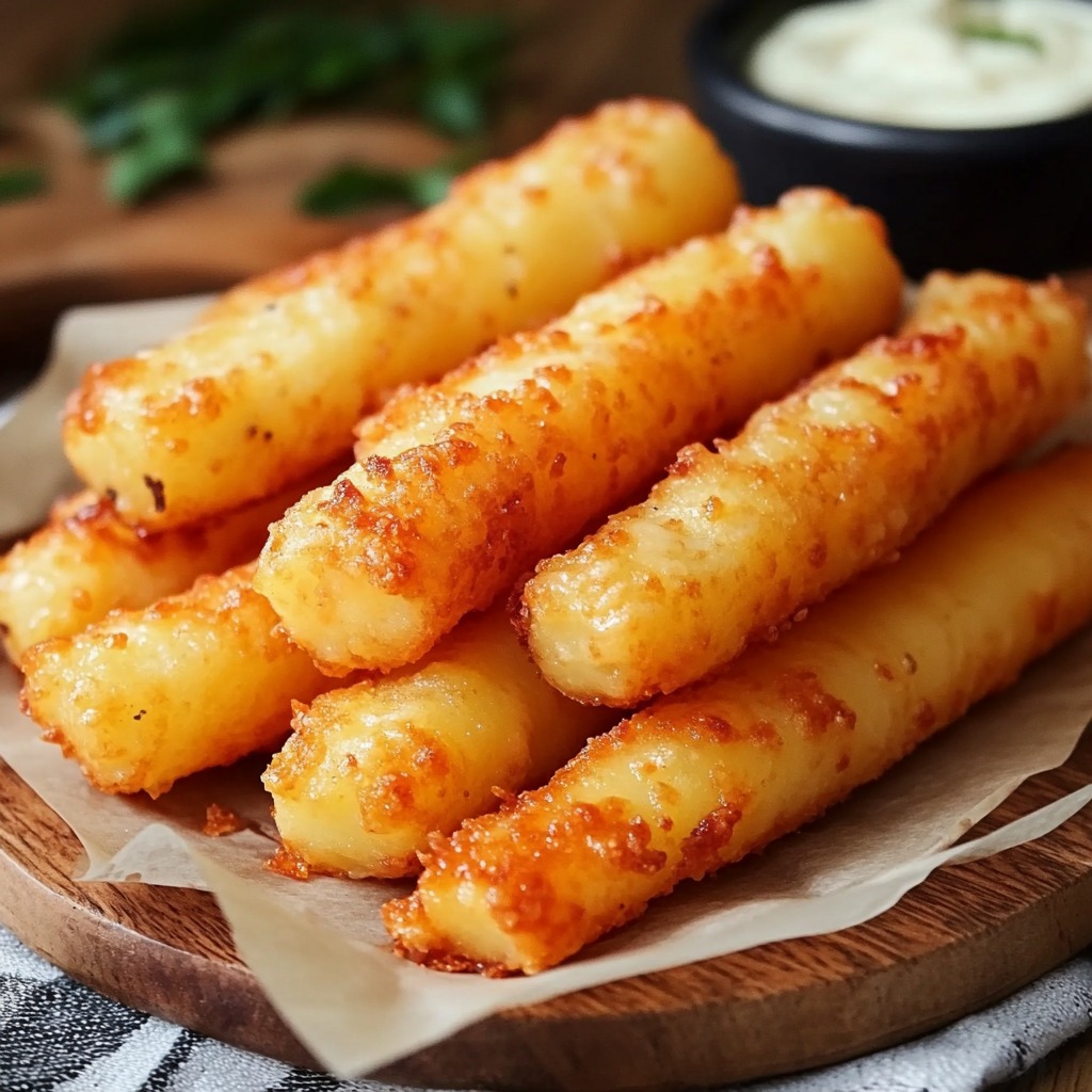 Deliciosos Palitos de Papa con Queso