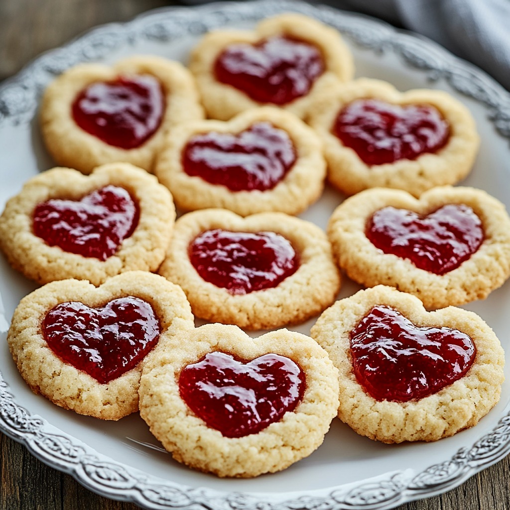 Galletas de Corazón con Mermelada