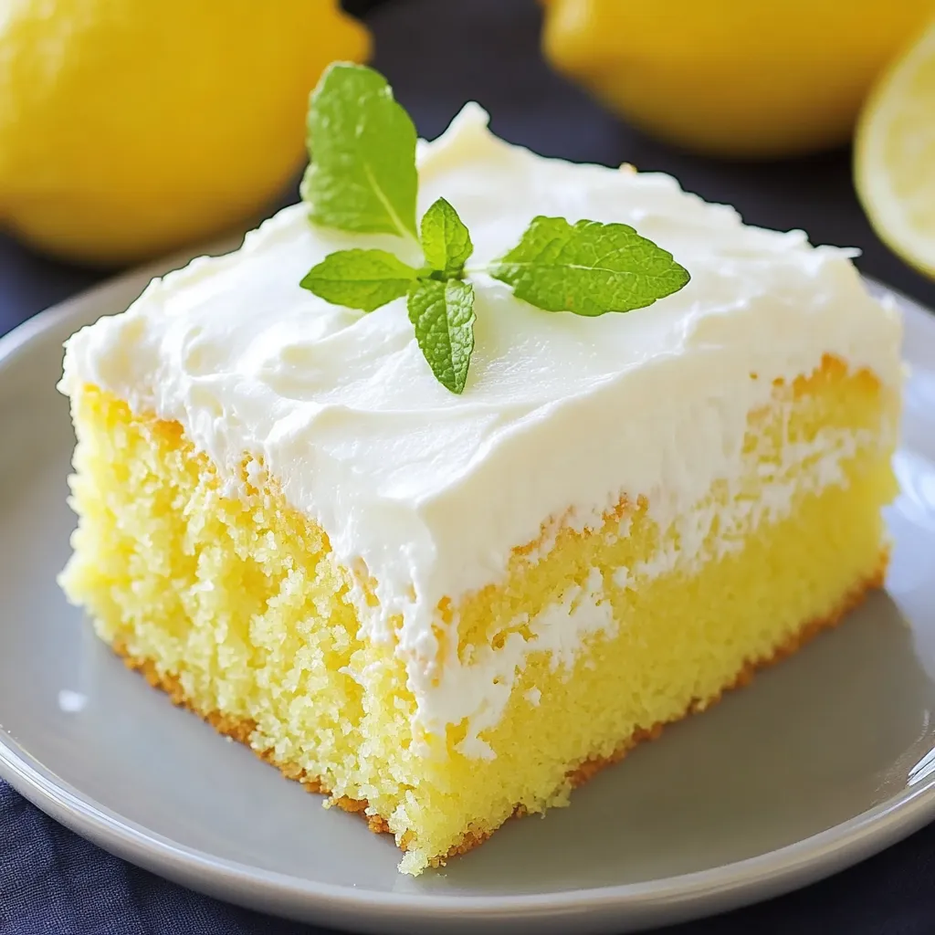 Elegante Receta de Pastel de Limonada Super Fácil