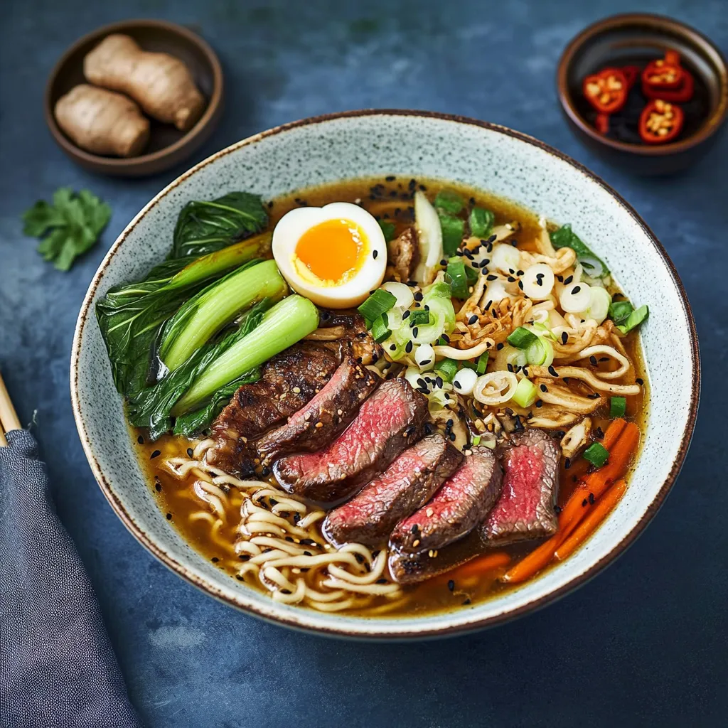 Receta de Ramen con Bistec estilo Gordon Ramsay