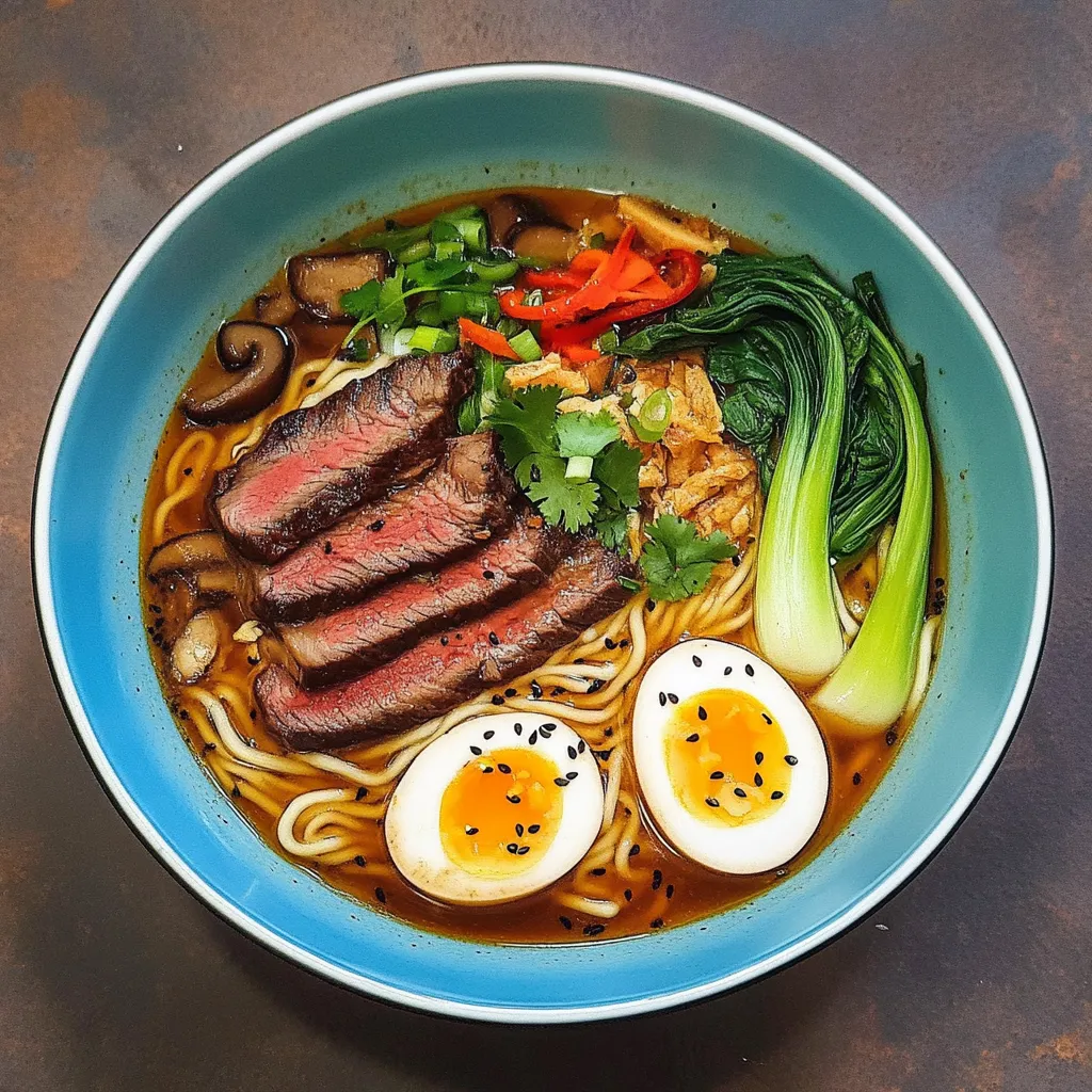 Ramen con Bistec estilo Gordon Ramsay