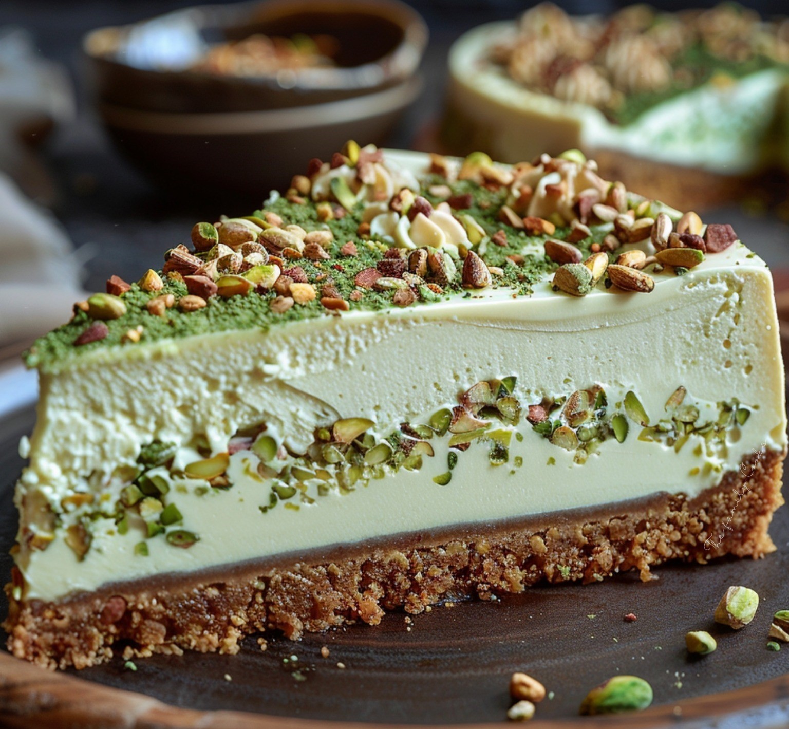 Cheesecake de Pistacho