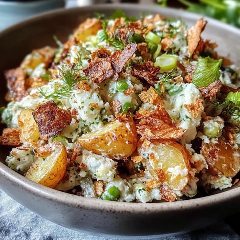 Patatas Crujientes Ensalada