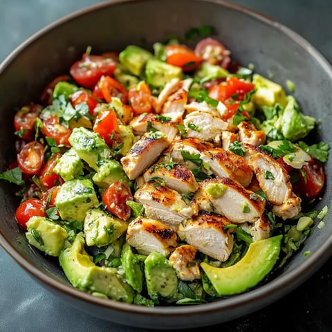 Receta de Ensalada de Pollo con Aguacate