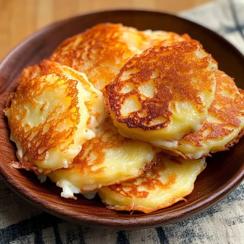 Tortitas de Papa con Queso Oaxaca