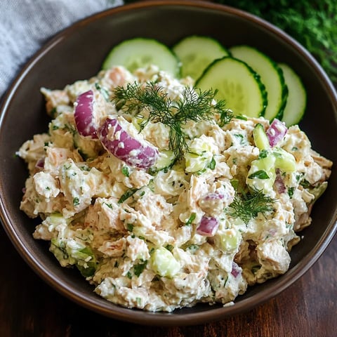 Ensalada de Atun y Requeson Alta en Proteinas