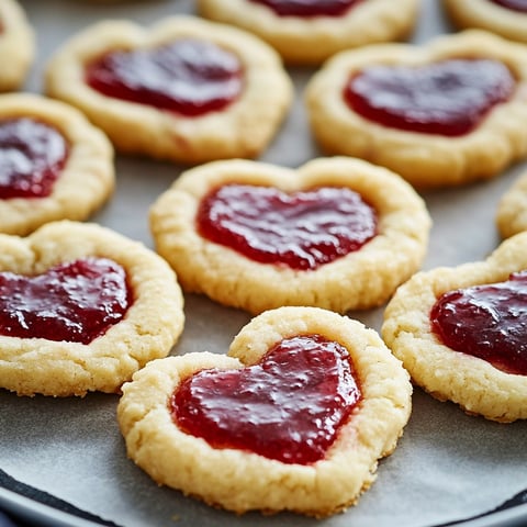 Galletas Corazón con Mermelada