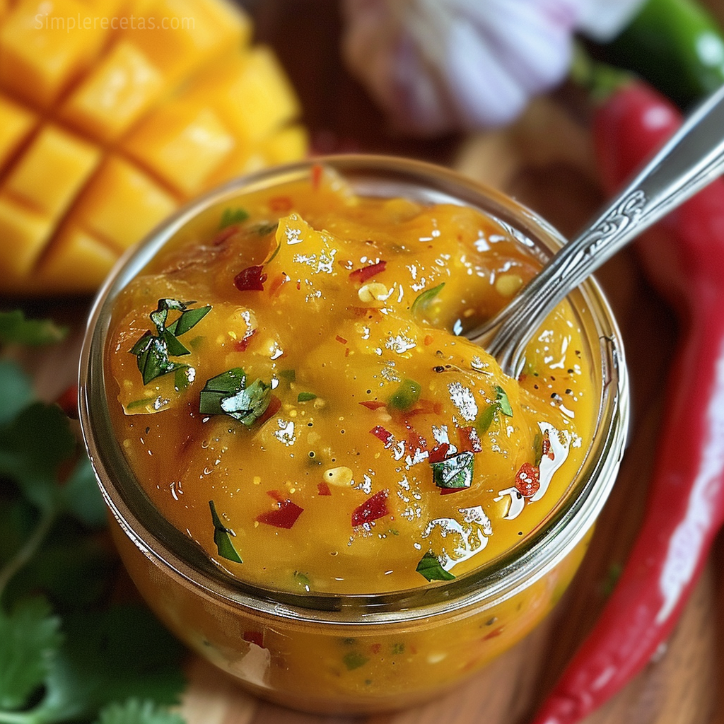 Salsa de Mango y Habanero Casera