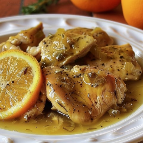 Pollo a la Naranja Casero