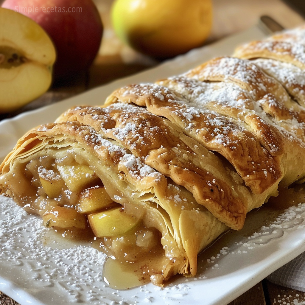 Strudel de Manzana Fácil Casero