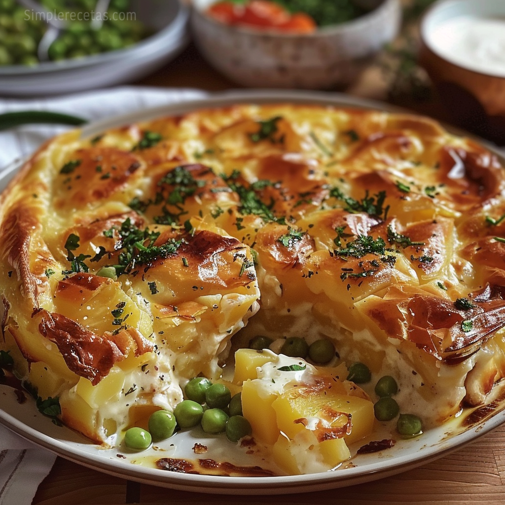 Pastel de Pollo y Papa