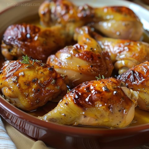 Pollo a la Mostaza al Horno