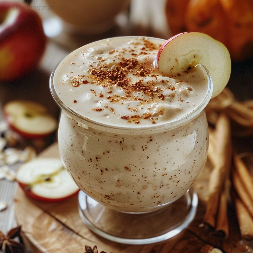 Licuado de Manzana, Canela y Avena