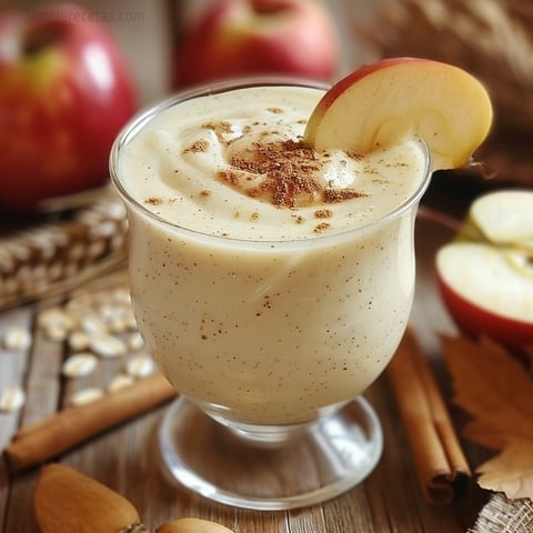 Licuado de Manzana, Canela y Avena